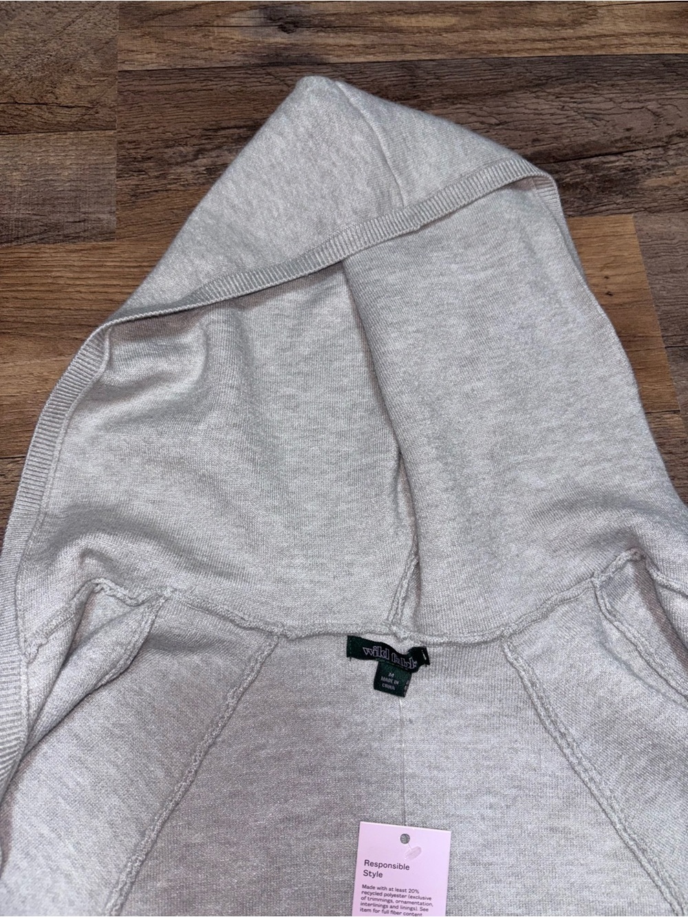 wild fable Light Heather Gray Hoodie